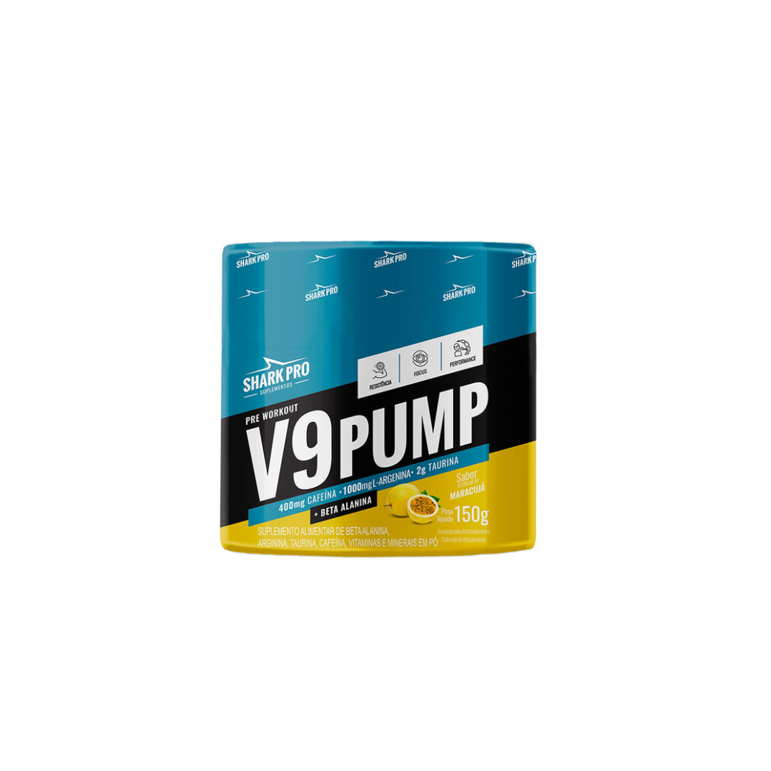 V9 PUMP PRÉ WORKOUT 150G - SHARK PRO