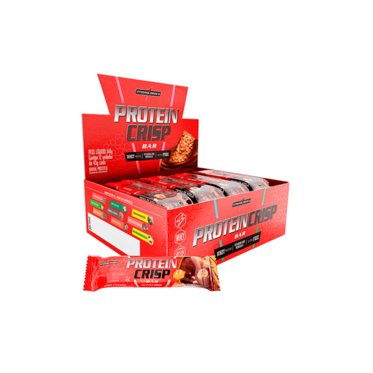 CAIXA PROTEIN CRISP BAR 45G 12 UNIDADES - INTEGRAL MÉDICA SABOR:TRUFA DE MARACUJA