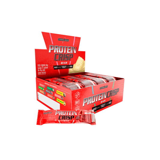 CAIXA PROTEIN CRISP BAR 45G 12 UNIDADES- INTEGRAL MÉDICA SABOR:ROMEU E JULIETA