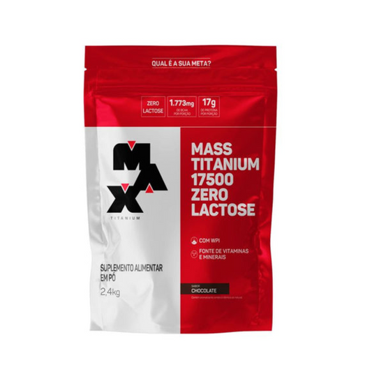 MASS TITANIUM 17500 ZERO LACTOSE 2,4KG - MAX TITANIUM