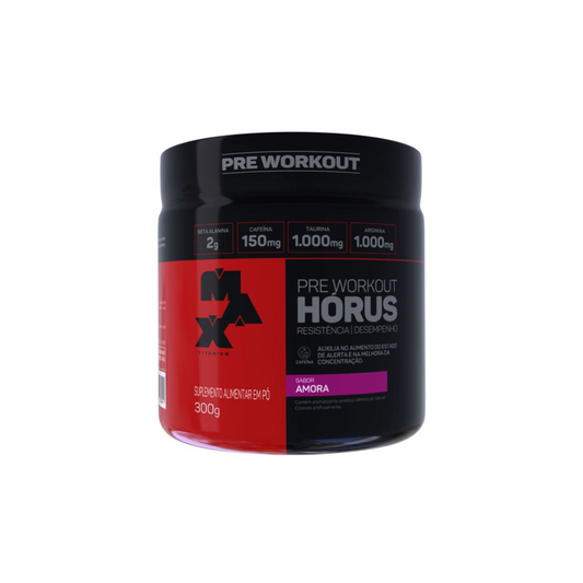 PRÉ WORKOUT HÓRUS 300G - MAX TITANIUM