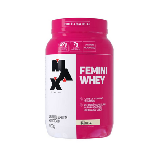 FEMINI WHEY 900G - MAX TITANIUM