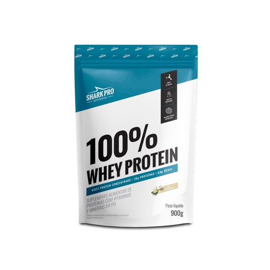 100% WHEY PROTEIN REFIL 900G-SHARK PRO