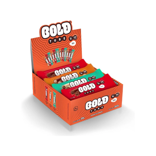 CAIXA BOLD TUBE 30G 12 UNIDADES- BOLD SNACKS SABOR:MISTA