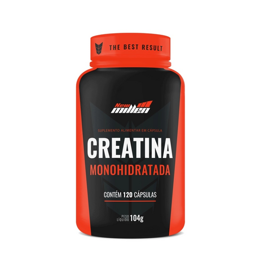 CREATINA MONOHIDRATADA 120CAPS - NEW MILLEN