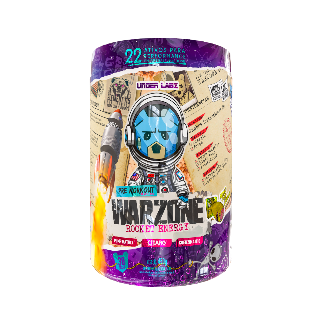 PRE WORKOUT WARZONE ROCKET ENERGY 450G - UNDER LABZ