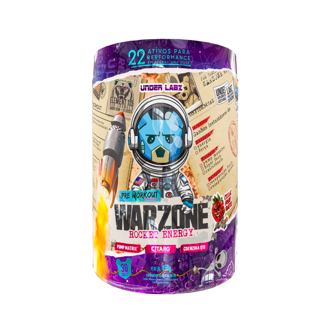 PRE WORKOUT WARZONE ROCKET ENERGY 450G - UNDER LABZ