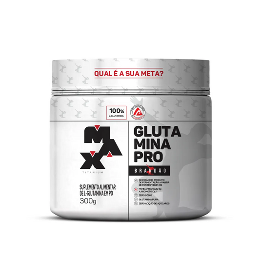 GLUTAMINA PRO 300G - MAX TITANIUM LINHA BRANDÃO