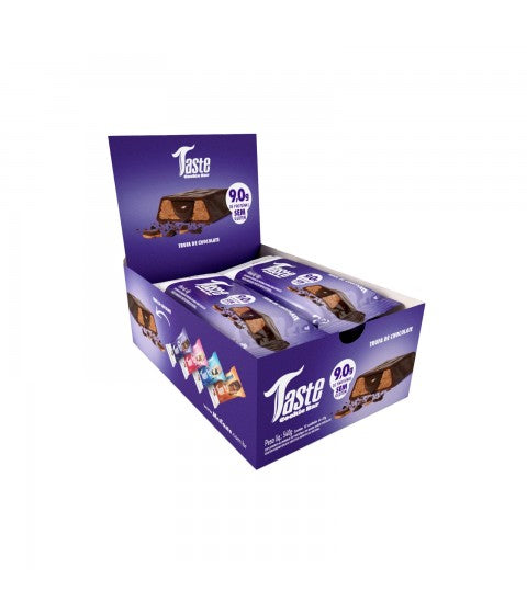 CAIXA TASTE COOKIES BAR 45G- MR TASTE 12 UNIDADES SABOR: TRUFA DE CHOCOLATE