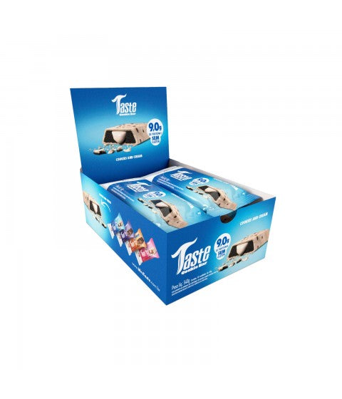 CAIXA TASTE COOKIES BAR 45G- MR TASTE 12 UNIDADES SABOR: COOKIES E CREM